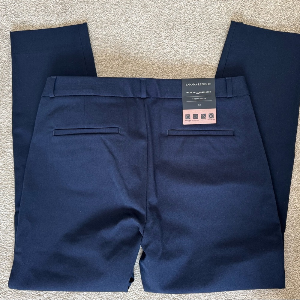 Banana Republic Women’s Modern Sloan Navy Pants